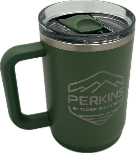 Camelbak 16oz Thrive Mug - Perkins Builder Brothers Logo