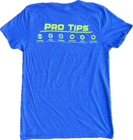 Mens T-Shirt - PRO TIPS: Volume 1 - Perkins Builder Brothers