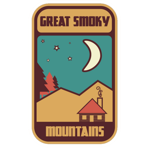 Great Smoky Mountains 2D Sticker