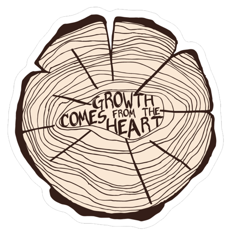 Growth Rings Sticker