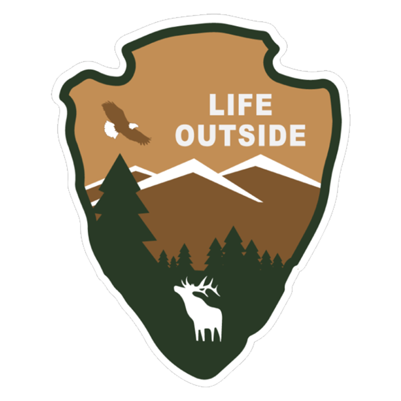 Life Outside Arrowhead National Park Sticker