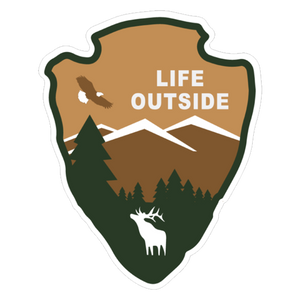 Life Outside Arrowhead National Park Sticker