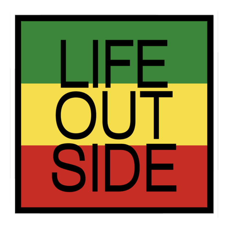 Rasta Life Outside Sticker