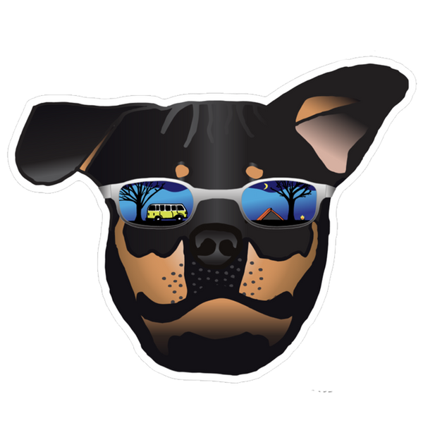 Roamer the Rotty Sticker