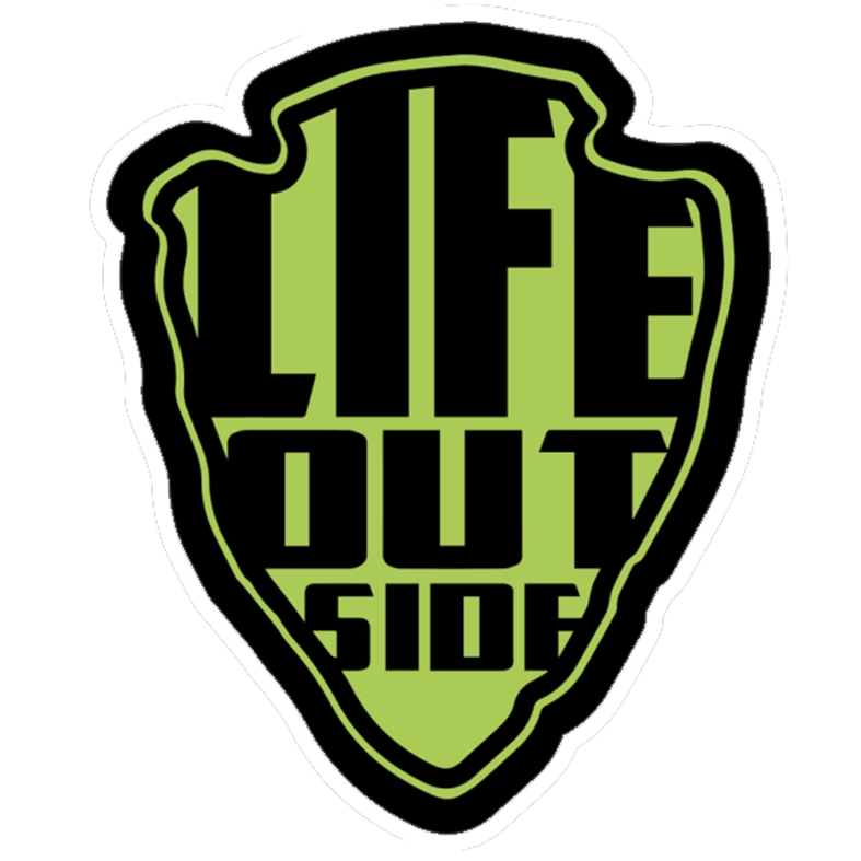 Life Outside Arrowhead Text Sticker