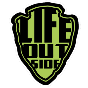 Life Outside Arrowhead Text Sticker