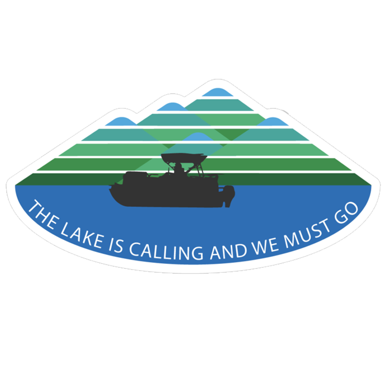 Lake is Calling Sticker