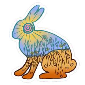 Spring Bunny Sticker