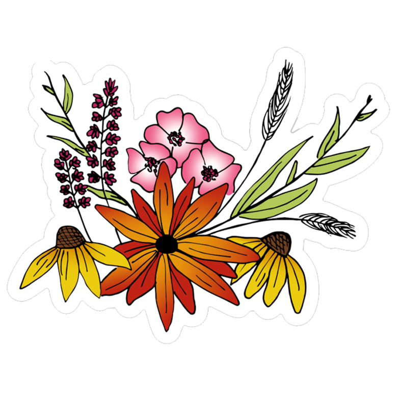 Wildflowers Sticker