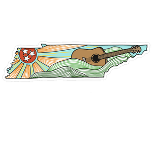 Tennesse Mountain Music Sticker