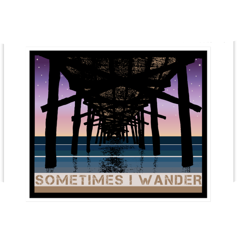 Coastal Wander Pier Sticker