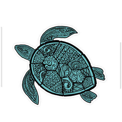 Coastal Sea Turtle Sticker