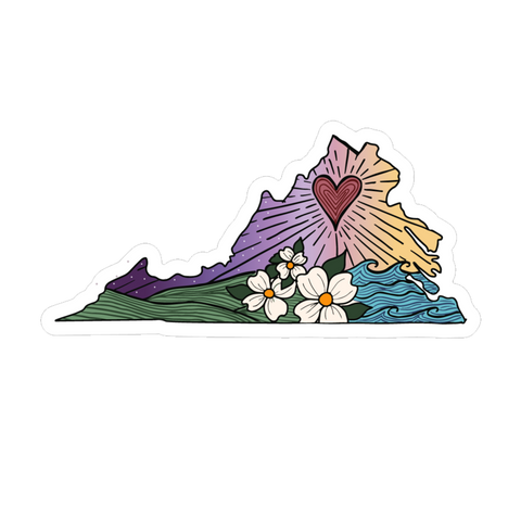 Lovers Virginia Sticker