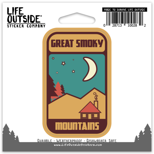 Great Smoky Mountains 2D Sticker