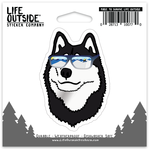 Pendiente Shreddin' Husky Pegatina