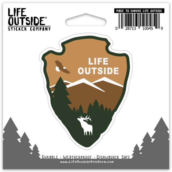 Life Outside Arrowhead National Park Sticker