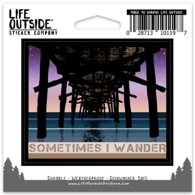 Coastal Wander Pier Sticker