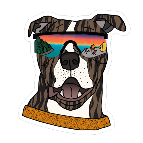 Tank the Brendle Pit Bull Sticker