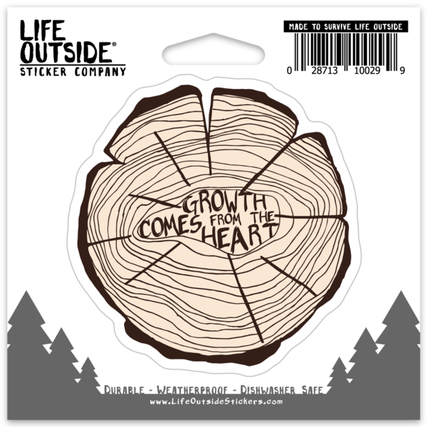 Growth Rings Sticker