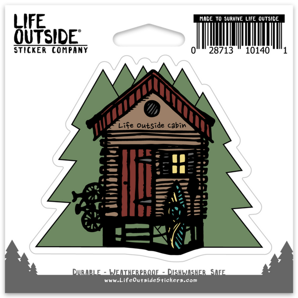 Rustic Tiny House Sticker