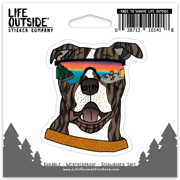 Tank the Brendle Pit Bull Sticker