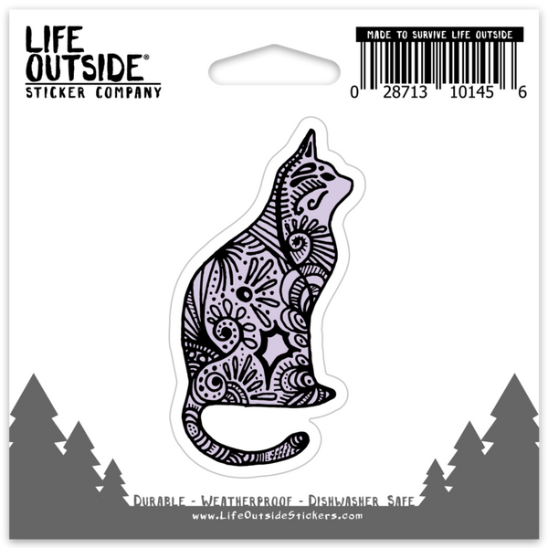 Cat Side Profile Sticker